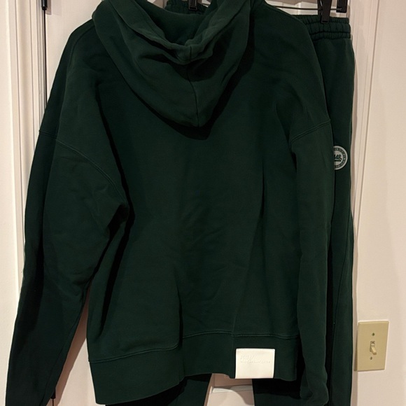 P448 Dark Green Hoodie and Joggers Set - Picture 5 of 12